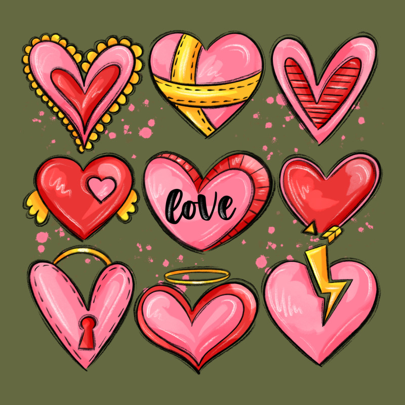 Sketch Hearts Long Sleeve Tee by MaliasSmallBusiness | Teevron