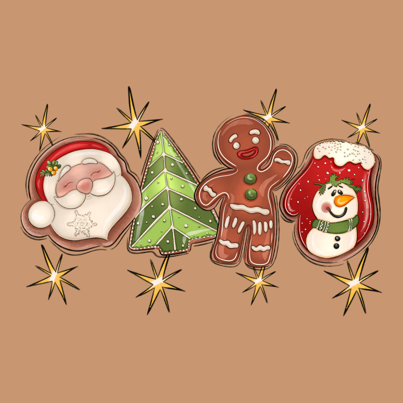 Christmas Gingerbread Cookies Heavyweight Hoodie by texasbilliewilder | Teevron
