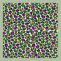 Mardi Gras Leopard  Seamless Pattern Urban Hoodie | Teevron
