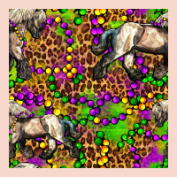 Mardi Gras Leopard Horse Seamless Pattern Urban Hoodie | Teevron