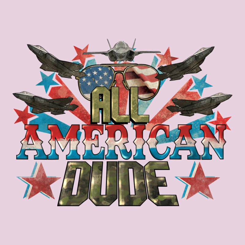 All American Dude 4th Of July Ladies Tee by CowGirlArtShop | Teevron