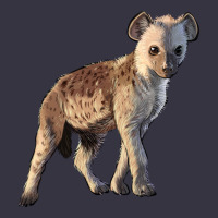 Baby Hyena Illustrations Vintage Hoodie | Teevron
