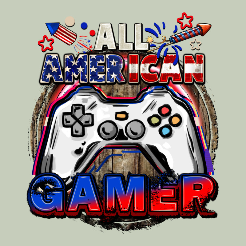 All American Gamer 4th Of July Ladies Tee by CowGirlArtShop | Teevron