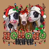 Ho Ho Ho Heifer Christmas Heifers Vintage Hoodie | Teevron