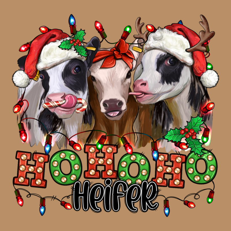 Ho Ho Ho Heifer Christmas Heifers Vintage Hoodie by Jasminsmagicworld | Teevron