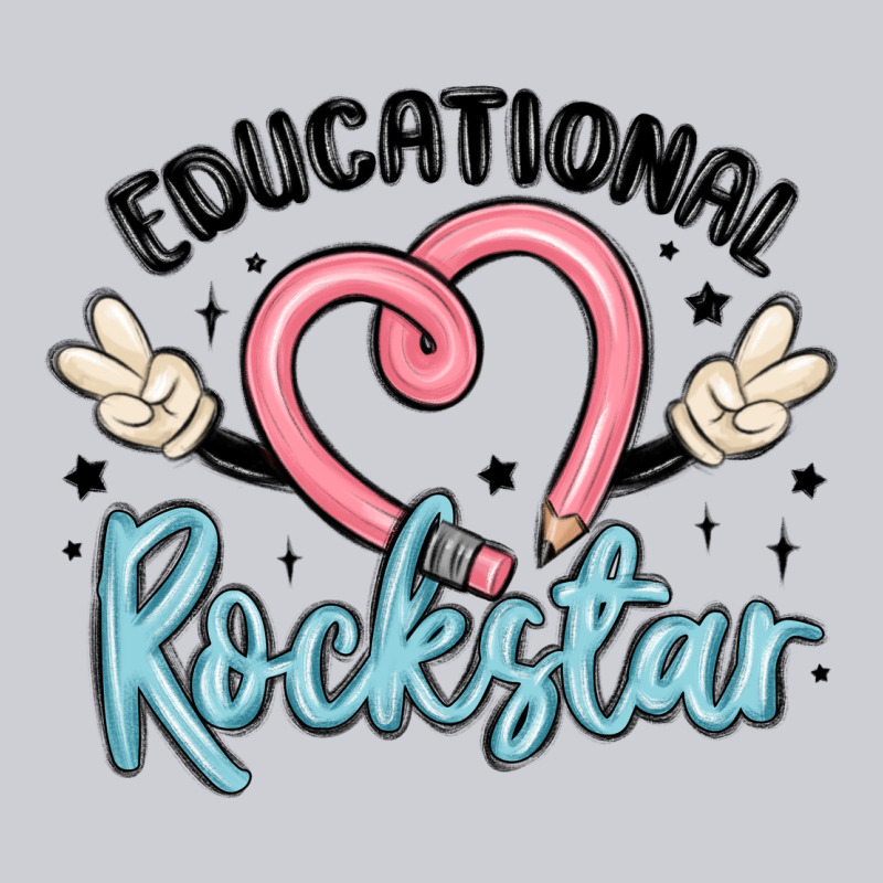 Educational Rockstar Heavyweight Sweatshirt by MaliasSmallBusiness | Teevron