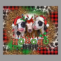 Ho Ho Ho Heifer Christmas Heifers Vintage Hoodie | Teevron