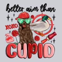 Better Aim Than Cupid With Dog And Duck Heavyweight Sweatshirt | Teevron