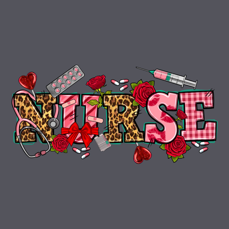 Valentines Day Nurse Vintage Hoodie by NancyCooperArtShop | Teevron