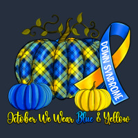 October We Wear Blue And Yellow With Pumpkins Zipper Hoodie | Teevron