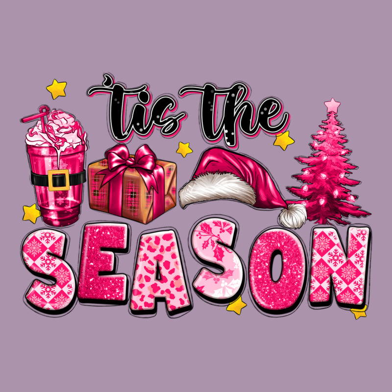 Pink 'tis The Season Christmas Heavyweight Hoodie by texasbilliewilder | Teevron