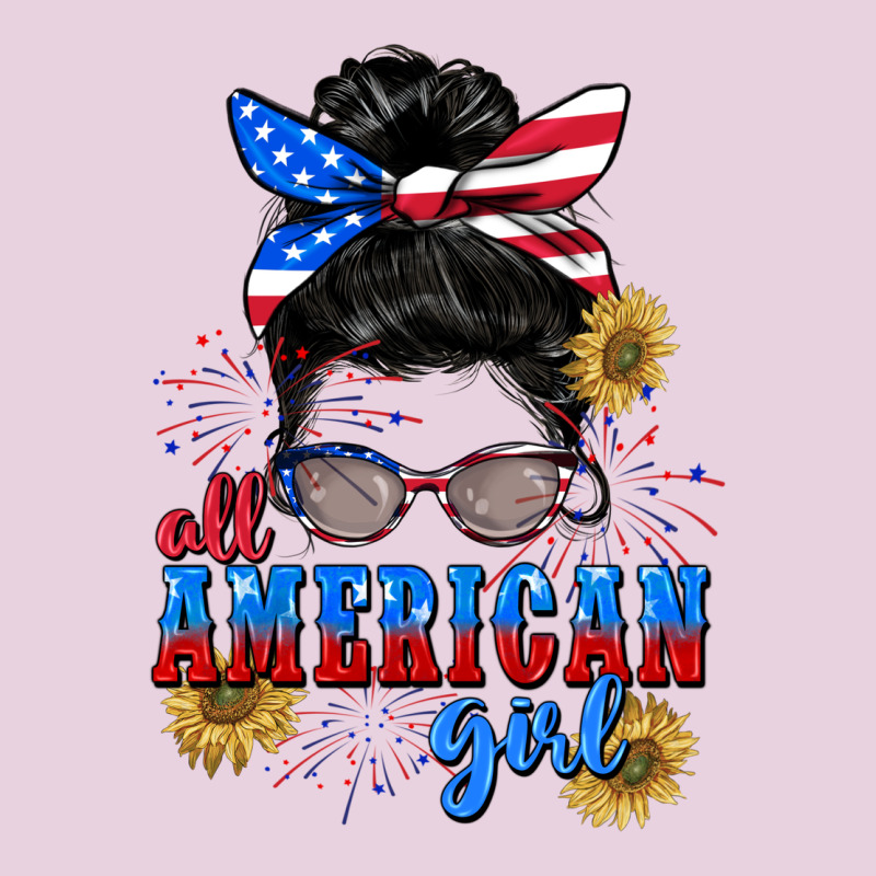 All American Girl 4th Of July Ladies Tee by CowGirlArtShop | Teevron