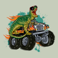 Monster Truck And T Rex Dinosaur Classic Tee | Teevron