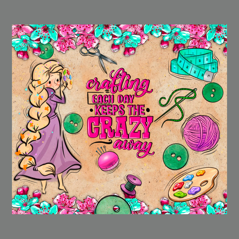 Sewing Crafting Each Day Keeps The Crazy Away Premium Hoodie by TumblerDesignByShophia | Teevron