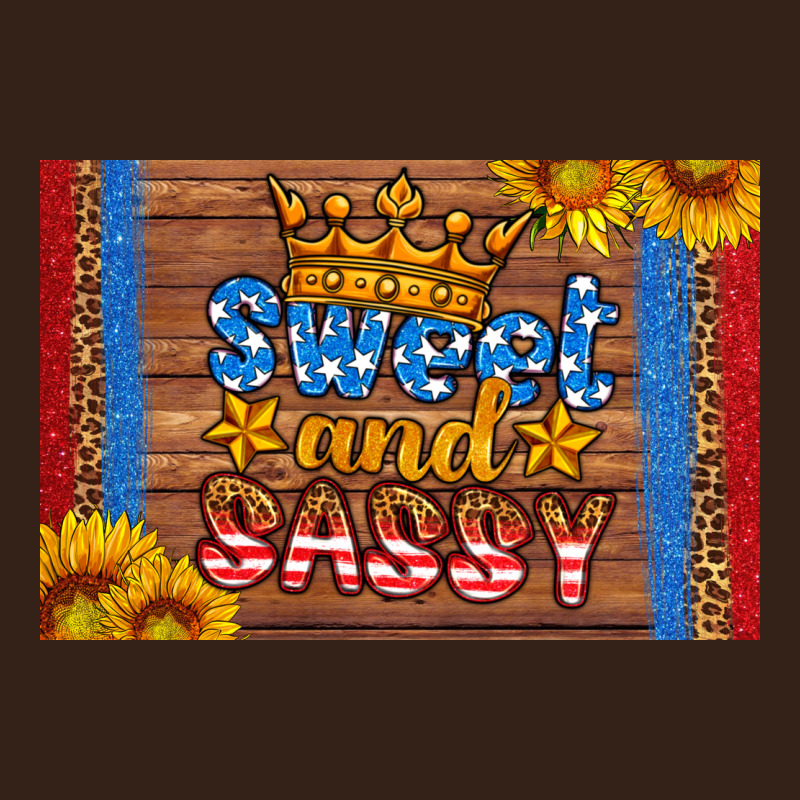 Usa Sweet And Sassy Skinny Metal Can Holder Heavy Core Tee by HRA Design Shop | Teevron