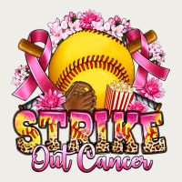 Strike Out Cancer Softball Zipper Hoodie | Teevron