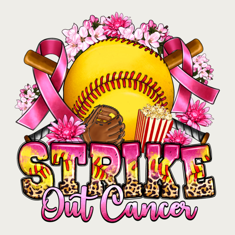 Strike Out Cancer Softball Zipper Hoodie by Artiststas | Teevron