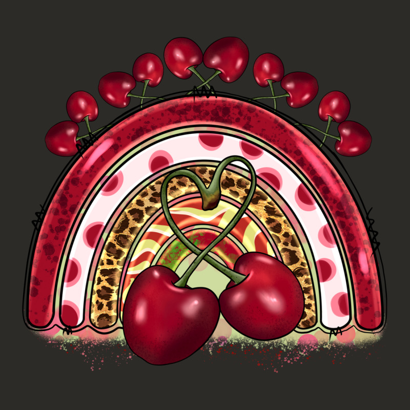 Cherry Rainbow Heavy Core Tee by BarkalooDesign | Teevron