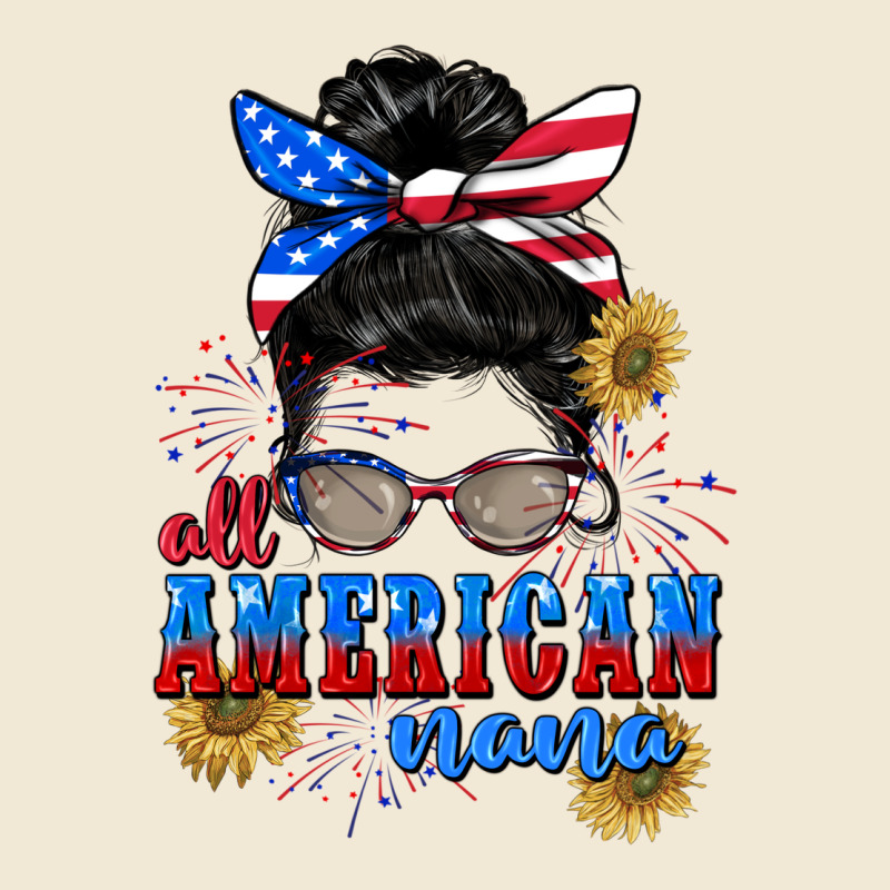All American Nana 4th Of July Ladies Tee by CowGirlArtShop | Teevron