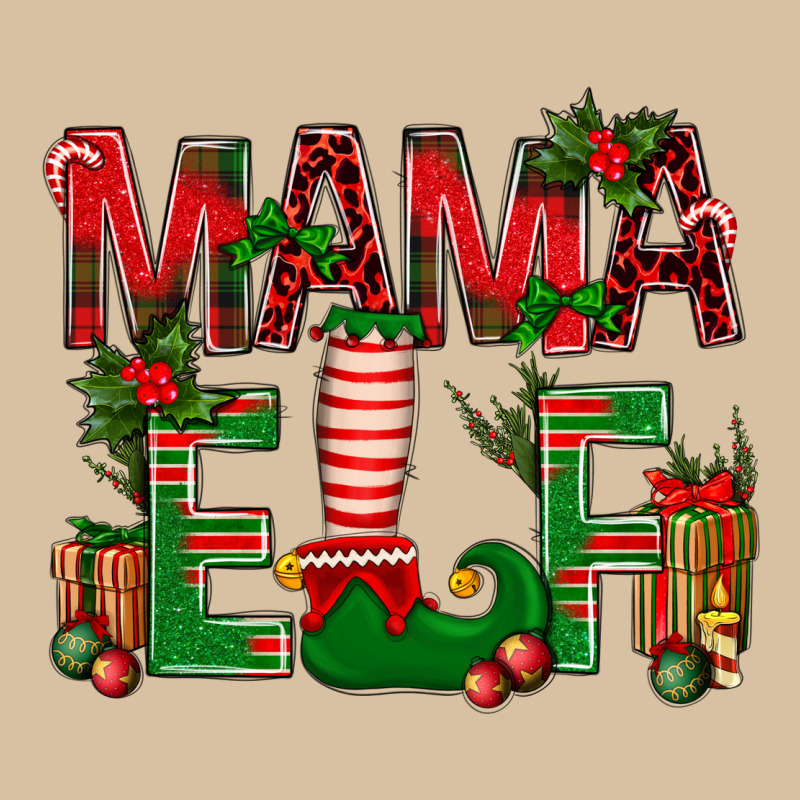 Christmas Mama Elf Heavyweight Hoodie by NancyCooperArtShop | Teevron