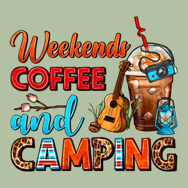 Weekends Coffee And Camping Frappe Coffee Urban Hoodie by FaDigitalArtStudio | Teevron