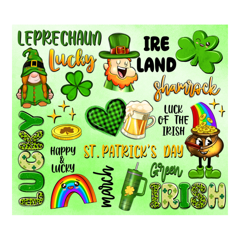 St Patrick's Day Zipper Hoodie by Artiststas | Teevron