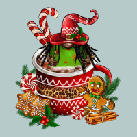 Christmas Coffee Afro Gnome Heavy Core Tee | Teevron