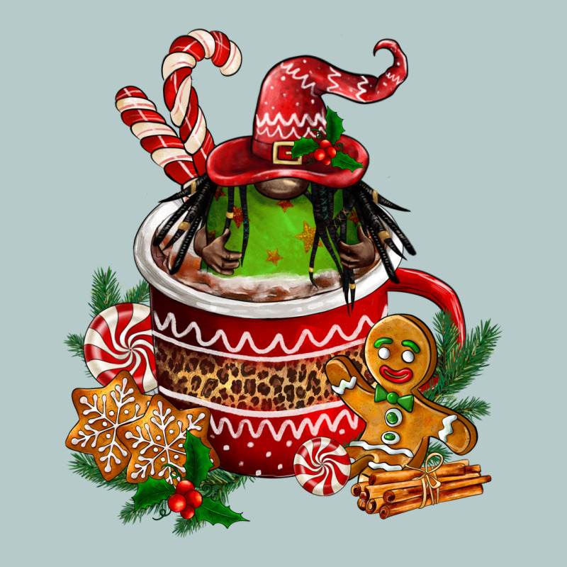 Christmas Coffee Afro Gnome Heavy Core Tee by FaDigitalArtStudio | Teevron