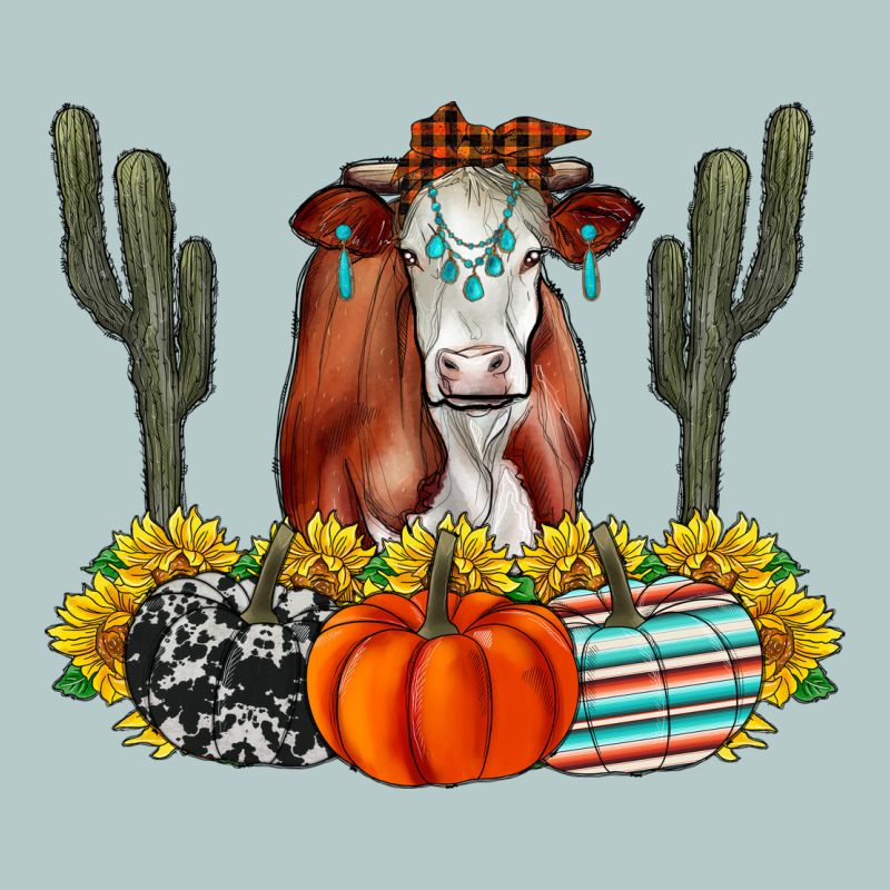 Fall Cow Heavy Core Tee by CowhideDigitalArt | Teevron