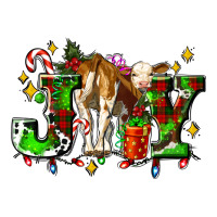 joy with baby cow and christmas gifts mistletoe | Teevron