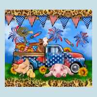 America Farm Animals Truck 20oz Skinny Tumbler Ladies Tee | Teevron