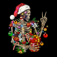 Christmas Lights And Skeleton Premium Tee | Teevron