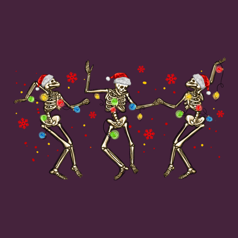 Dancing Skeleton Christmas Long Sleeve Tee by MaliasSmallBusiness | Teevron