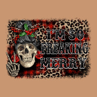 I'm So Freaking Merry Skeleton Messy Bun Heavyweight Hoodie | Teevron