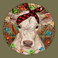 Christmas Charolais Calf Baby Cow Vintage Hoodie | Teevron
