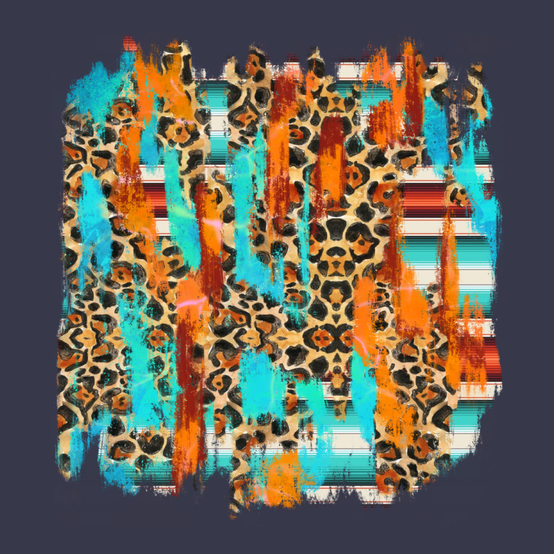 Serape With Leopard Pattern Long Sleeve Tee by NancyCooperArtShop | Teevron