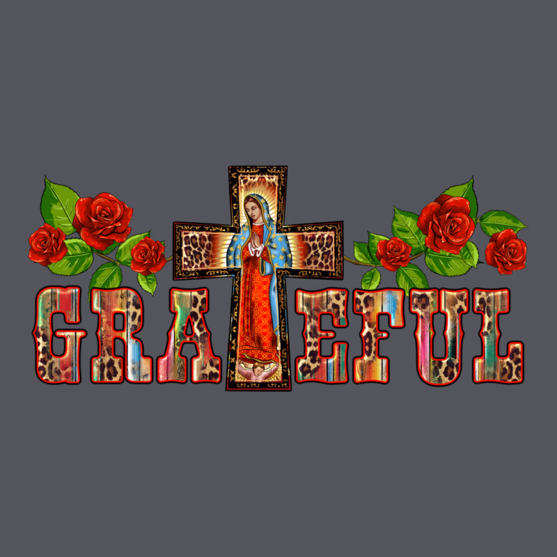 Grateful Guadalupe Cross Vintage Hoodie by BarkalooDesign | Teevron