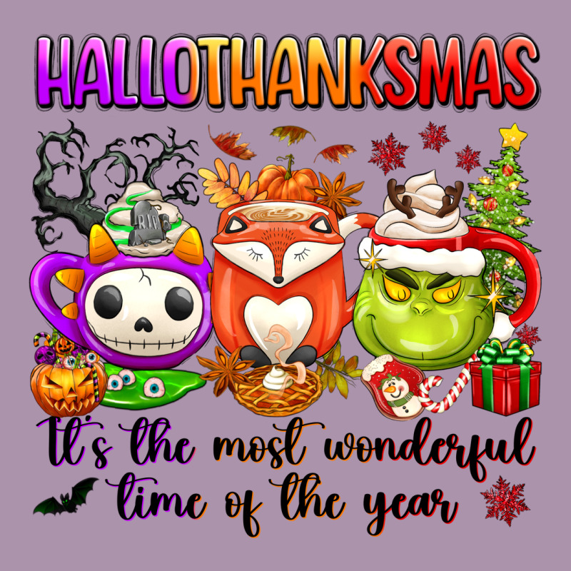 Hallothanksmas Its The Most Wonderful Time Of The Heavyweight Hoodie by texasbilliewilder | Teevron