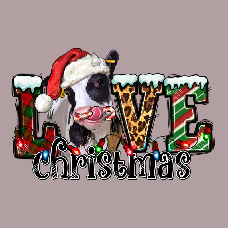 Love Christmas Cow Vintage Hoodie by Jasminsmagicworld | Teevron