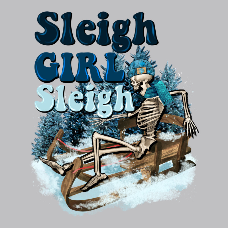 Sleigh Girl Sleigh Skeleton Long Sleeve Tee by NancyCooperArtShop | Teevron