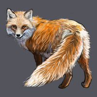 Red Fox Vintage Hoodie | Teevron