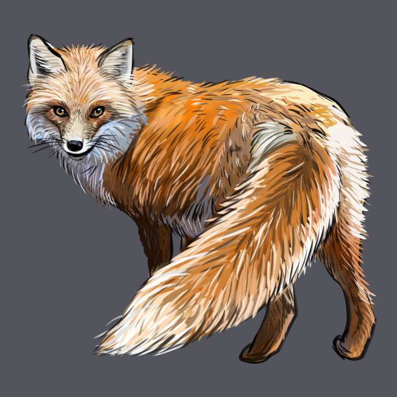 Red Fox Vintage Hoodie by LillyAllenDesigns | Teevron