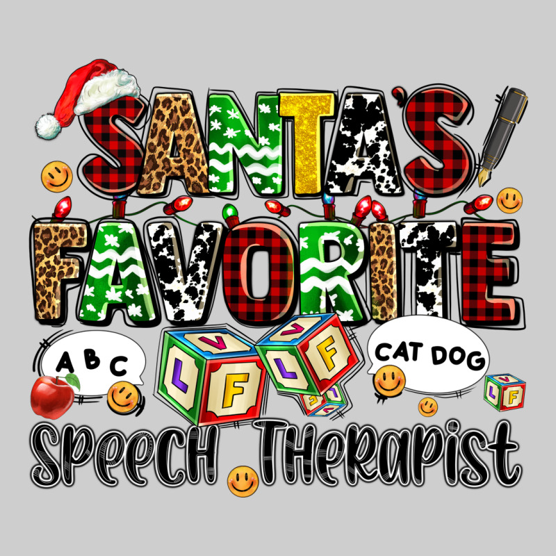 Santas Favorite Speech Therapist Premium Tee by AdoDesignShop | Teevron