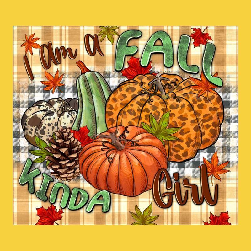 I Am A Fall Kinda Girl Pumpkin Fall Premium Sweatshirt by NancyCooperArtShop | Teevron