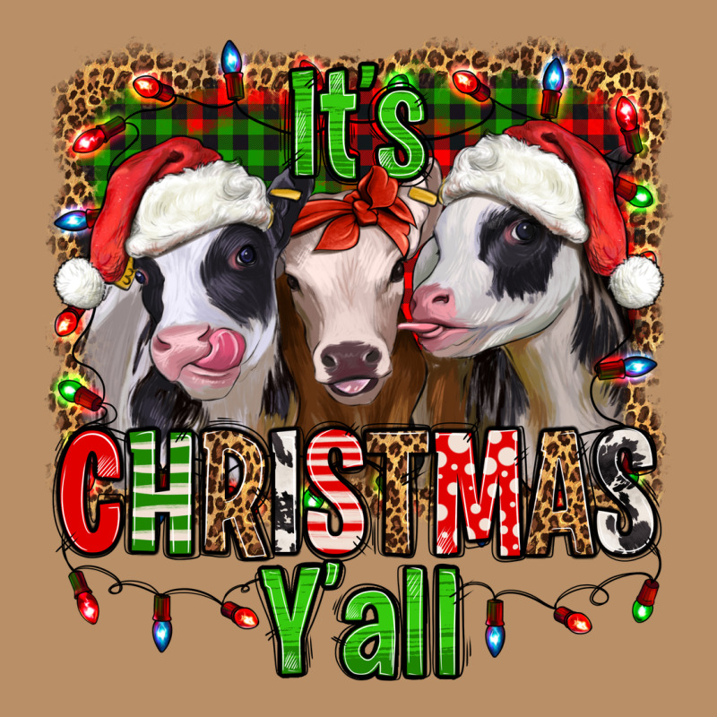 It's Christmas Y'all Heifers Vintage Hoodie by Jasminsmagicworld | Teevron
