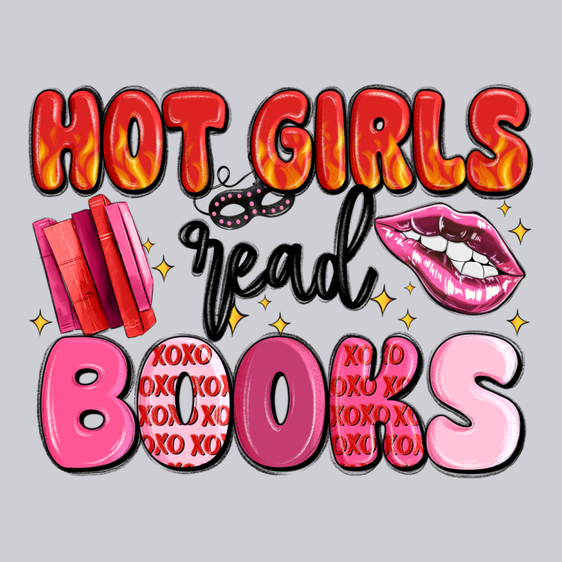 Hot Girls Read Books Heavyweight Sweatshirt by MaliasSmallBusiness | Teevron