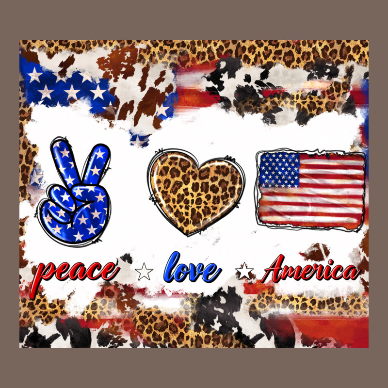Peace Love America Premium Hoodie by TumblerDesignByShophia | Teevron