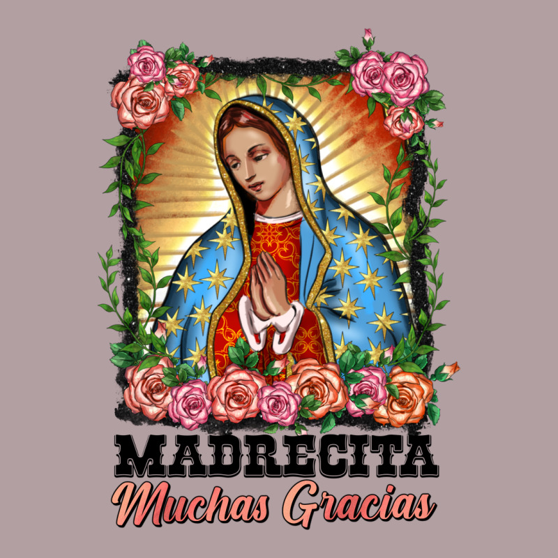 Madrecita Muchas Gracias Lady Of Guadalupe Vintage Hoodie by BarkalooDesign | Teevron