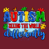 Autism Seeing The World Differently Zipper Hoodie | Teevron