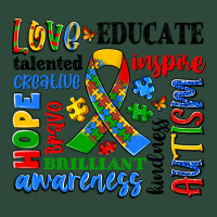 Autism Awareness Typography Zipper Hoodie | Teevron